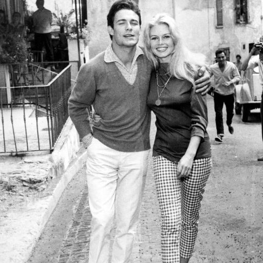 Brigitte Bardot et Jacques Charrier à Saint-Tropez
